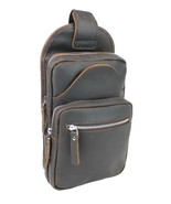 Vagarant Traveler Cowhide Leather Chest Pack Travel Companion LK07.DB - £69.84 GBP