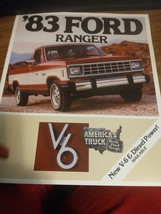 1983 Ford Ranger Pickup Truck 20-page Original Sales Brochure Catalog 8319B - $6.93
