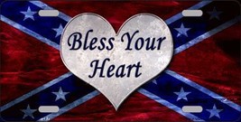 Bless Your Heart Novelty Metal License Plate LP-7969 - $284.59 MXN