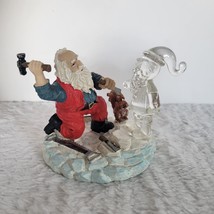 VTG World Showcase Collection Sculpting Santa Hand-Painted CHRISTMAS RARE - £22.43 GBP