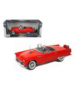 1956 Ford Thunderbird Red 1/18 Diecast Model Car by Motormax - £40.82 GBP