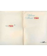 TWA Welcome Aboard Packet 1964 Wings for the World Gifts Travel Films Co... - £52.94 GBP
