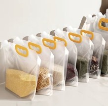 5pcs Cereals Sealed Bag, Fresh-keeping Bag, Transparent Kitchen Food Storage - £8.86 GBP