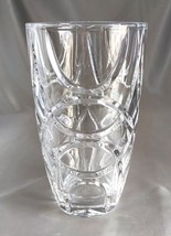 Vintage RALPH LAUREN Lead Crystal Clear Glass Vase (Germany) 7&quot; Modern D... - £26.83 GBP