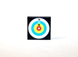 USA Minifigure Toy Target for firearms weapon printed 2X2 piece - £3.96 GBP