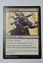 Demonic Vigor Dominaria Regular Enchant Creature Aura Black Return To Hand - $1.38