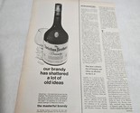 Christian Brothers Our Brandy Has Shattered a Lot of Old Ideas Vtg Print... - $6.98