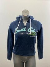 Ardene Hoodie Women&#39;s Size Medium Blue Long Sleeve Sweatshirt Cotton Blend - $6.34