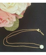 Womens Faux Pearl Necklace Pendant Jewelry Gold Chain Just So Lovely Bra... - $9.92
