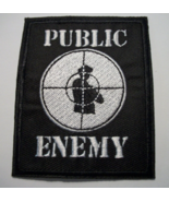 Public Enemy~Hip Hop~LA Rap~Embroidered Applique PATCH~3 1/8" x 2 5/8"~Iron Sew - €3,78 EUR