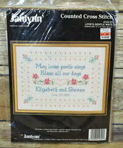 Vtg Janlynn Counted Cross Stitch Love's Gentle Ways Laurel Blake 143-01 1992 - $9.90
