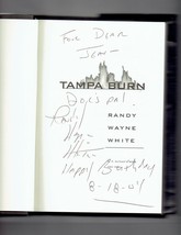 Doc Ford: Tampa Burn by Randy White (2004, Hardcover) Signed Inscribed 1st Ed - $47.55