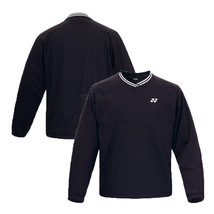 YONEX 23FW Unisex Badminton T-Shirt Windbreaker Long-Sleeved Top Black 233JJ003U - £67.56 GBP