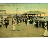 The Esplanade Review Postcard Asbury Park New Jersey 1910&#39;s - $11.88