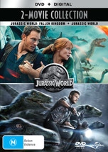 Jurassic World / Jurassic World: Fallen Kingdom DVD | Region 4 &amp; 2 - £13.55 GBP