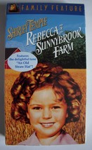 Shirley Temple Rebecca of Sunnybrook Farm VHS 2001 Family Video NEW Rare COLOR - £7.85 GBP