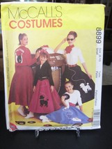 McCall&#39;s 8899 Misses Poodle Circle Skirts 50s Costume Pattern - Size S (8-10) - £4.76 GBP