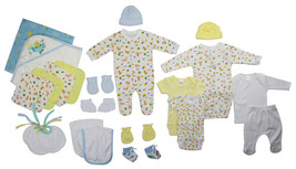 Boy 100% Cotton Newborn Baby Boy 23 Pc Layette Baby Shower Gift Set Newborn - £91.88 GBP