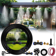Misters for outside Patio, 40 FT (12M) Misting Cooling System with 10 Mi... - $177.59 MXN