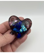 Handmade Dichroic Glass Heart Object de Arté Keepsake- “You Are Loved" #319 - $45.00