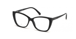 Swarovski SK5290 Black Crystal Eyeglass Frames 53-15-140 - £111.84 GBP
