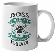 Make Your Mark Design Boss Dog Lover Coffee &amp; Tea Mug for Executive, CEO... - £14.88 GBP