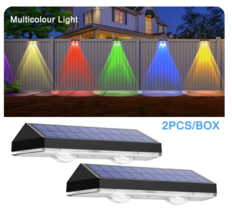 Solar Lamp Path Deck Wall Stair Light Garden LED Lights Waterproof Outdo... - £23.21 GBP