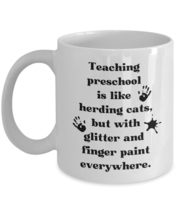 Teacher Mug, Preschool Teacher Gifts, Teaching Children Is Like.., 11 oz White C - £11.70 GBP