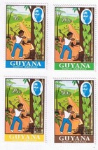 Stamps Guyana 1st Anniversary Self Help Road 1971 MLH - £1.74 GBP