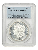 1889-CC $1 PCGS MS63DMPL - £59,955.99 GBP