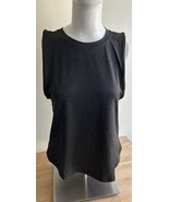 FITKICKS Live Well Active Lifestyle Relaxed-Fit Workout Top Charcoal Siz... - $189.23 MXN