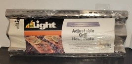 ProLight Adjustable Grill Heat Plate 15.75&quot; - 18.75&quot; Stainless Steel (B) - £14.81 GBP