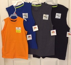 Fruit Of The Loom Tank Pick Boys XS Orange, M Blue, XL gray or XXL Black NWT   - £10.10 GBP