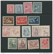 Czechoslovakia 1945-9 Mi 476-7 490-1 505-7 559-1 599-2  MNH (2 stamps MLH) Compl - £14.79 GBP