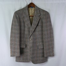 Pendleton 38R Tan Brown Heavy Herringbone Tweed Mens Blazer Jacket Sport... - $59.99