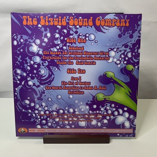 Liquid Sound Company - Inside the Acid Temple - Nasoni Orange Vinyl LP Colored Item image 2
