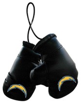 San Diego Chargers NFL Boxing Gloves Car Logo Decoration Mirror Hanging Ornament - £7.18 GBP
