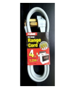 Prime 50 amp Range Power Cord 4 Ft RD628104L New - $12.95