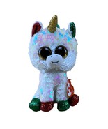 Ty Beanie Boo Flippable Stardust with Tags 5&quot; Sequins Christmas Red Gree... - $17.58 CAD