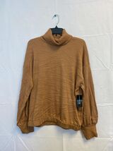 MSRP $70 Inc International Concept Turtleneck Top Brown Size XL - $15.62 CAD