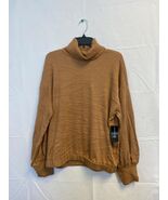 MSRP $70 Inc International Concept Turtleneck Top Brown Size XL - €9,45 EUR