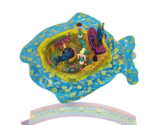 VINTAGE 1999 POLLY POCKET SEA SPLASH DOLPHIN RIDE BLOW UP INFLATABLE PLA... - $46.55