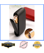 Imitation Leather Cigarette Case with USB Tungsten Electronic Cigarette ... - $30.99