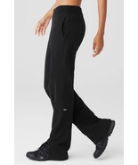 ALO Yoga High-Waist Free Time Straight Leg Sweatpants Black Size 2 - $1,110.23 MXN