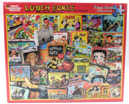 2014 White Mountain Lunch Boxes Puzzle #946S 1000 pcs NEW SEALED - $24.20