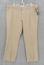 Dickies Womens The Perfect Shape Pant Sz 24W Reg Straight Khaki 360 Stretch Nwt - $17.99