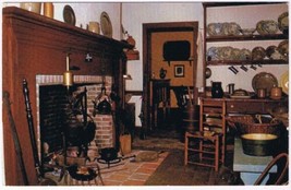 Postcard Kitchen Of Cook&#39;s Tavern Upper Canada Village Morrisburg Ontario - $2.73