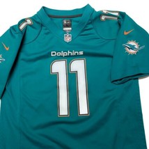 Nike Miami Dolphins Jersey Mike Wallace #11 Aqua Boys Size L (14/16) Used - £14.68 GBP