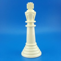 Chess For Juniors King Ivory Hollow Plastic Replacement Game Piece Selright - $3.70