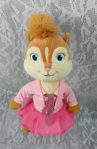 Ty Brittany Alvin and the Chipmunks Girl Pink Dress 11&quot; Plush Stuffed Mo... - $13.97